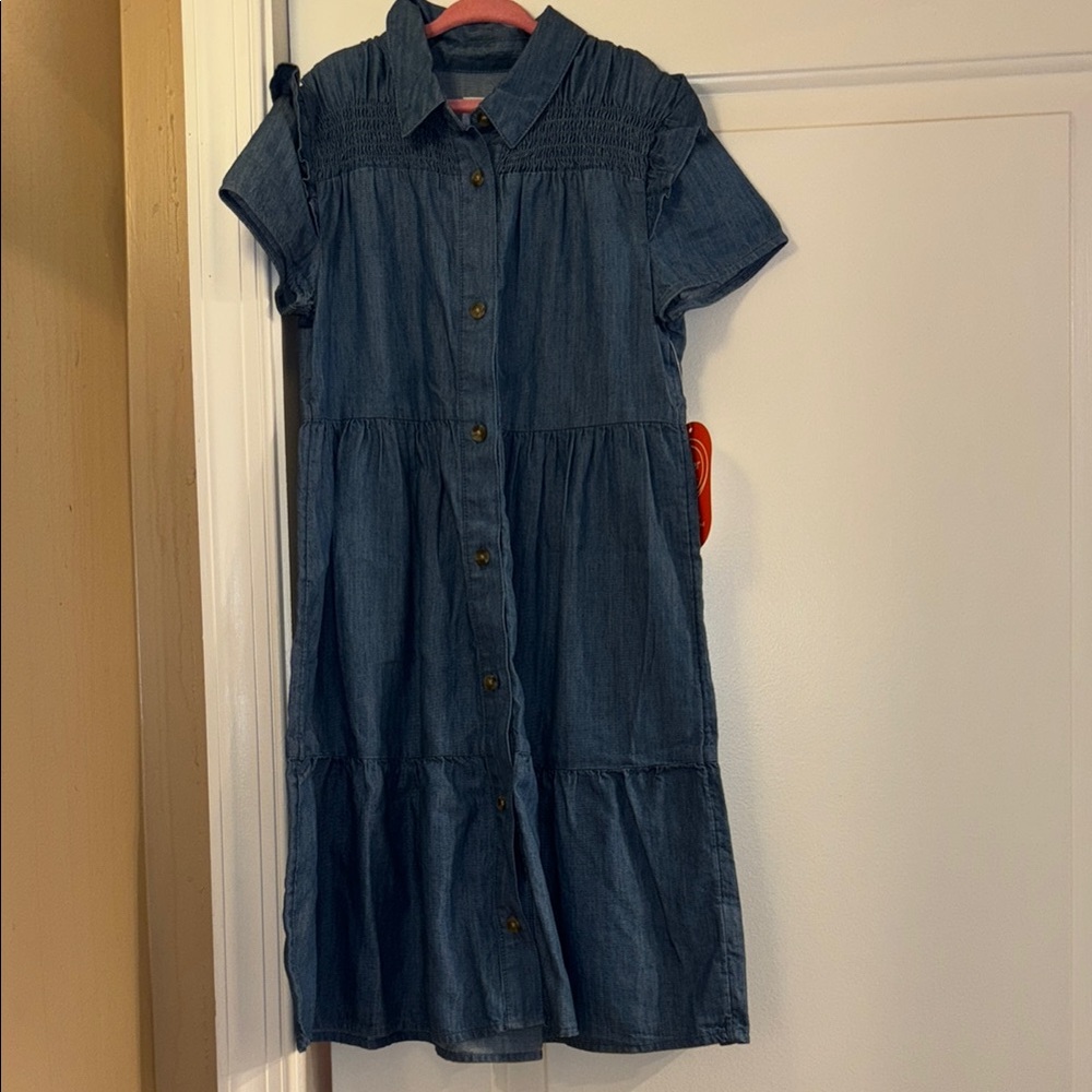 Kids Denim Shirt Dress